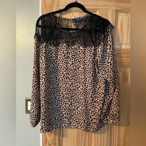 Leopard Apt. 9 Blouse